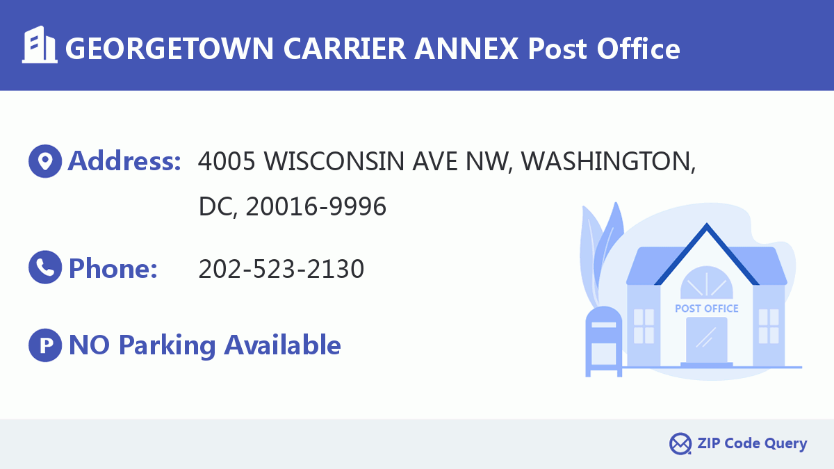 Post Office:GEORGETOWN CARRIER ANNEX