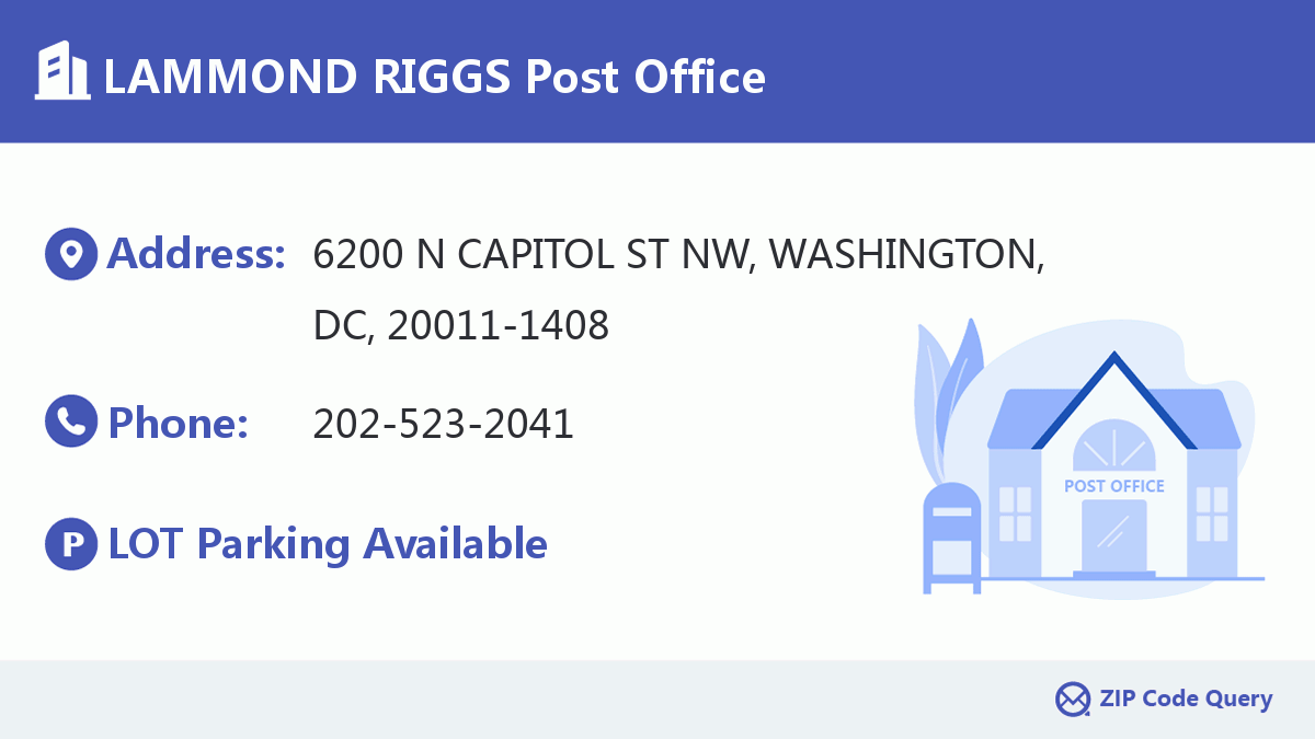 Post Office:LAMMOND RIGGS