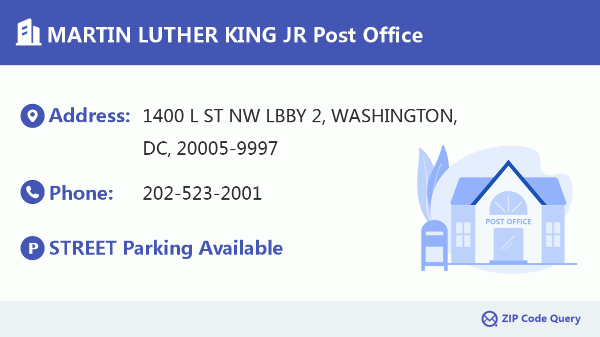 Post Office:MARTIN LUTHER KING JR
