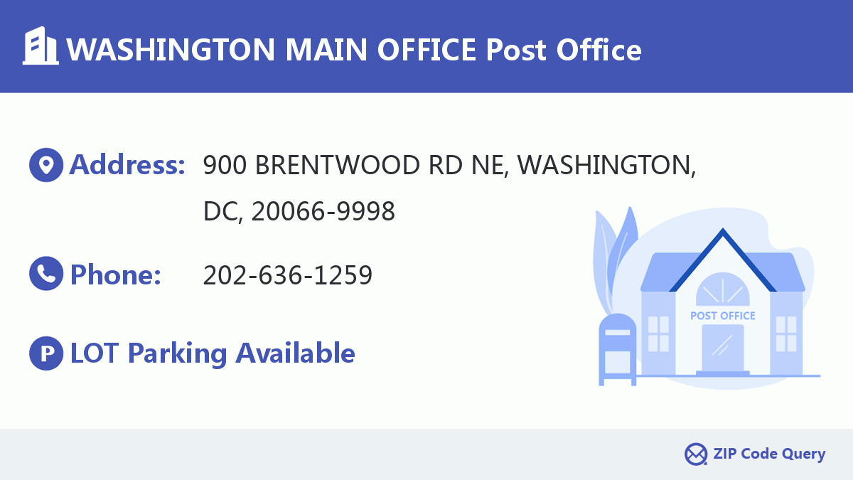Post Office:WASHINGTON MAIN OFFICE